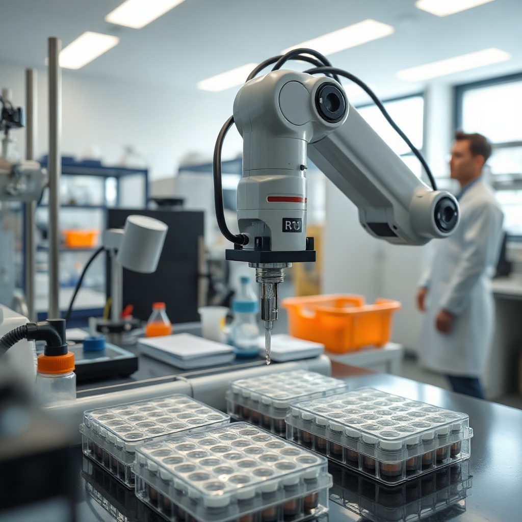 laboratuvar robotları
