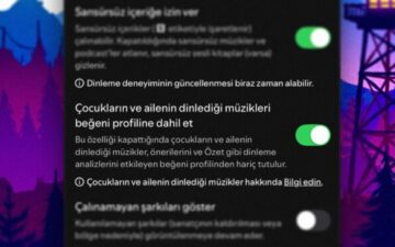 Çocuk müzik ayarı